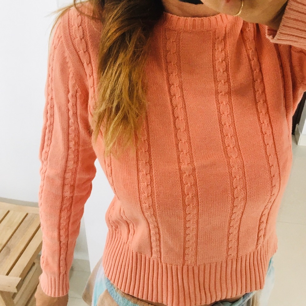 Loft cable knit light sweater